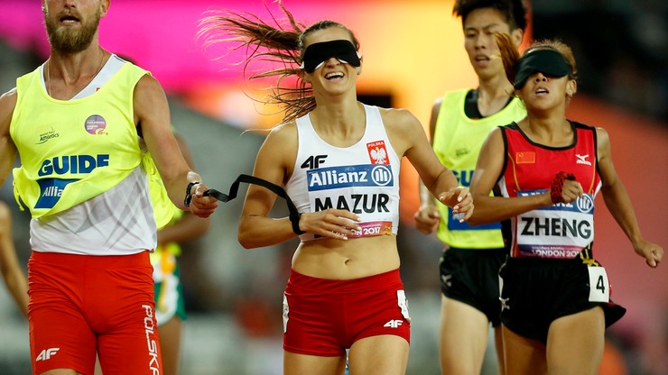 Niewidoma Joanna Mazur mistrzynią świata na dystansie 1500 metrów Londyn 2017